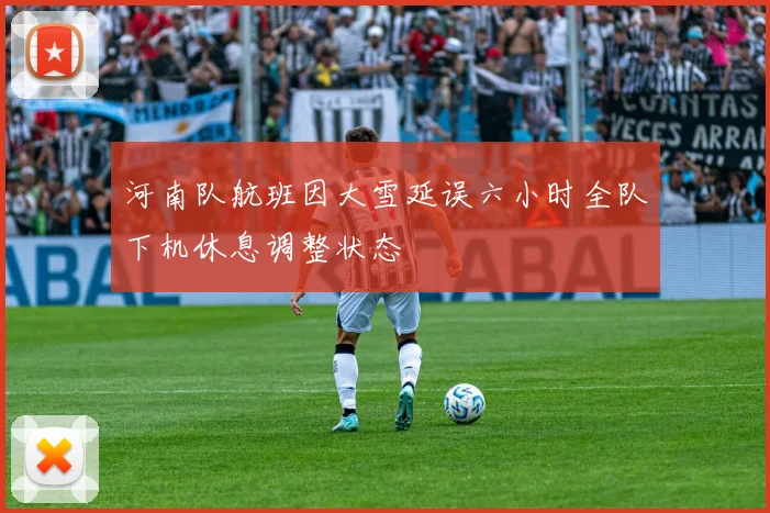 河南队航班因大雪延误六小时全队下机休息调整状态